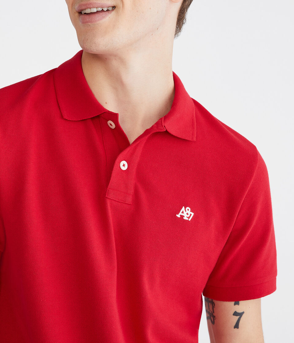 Eco A87 Logo Piqué Polo