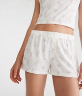 Printed Knit Sleep Shorts