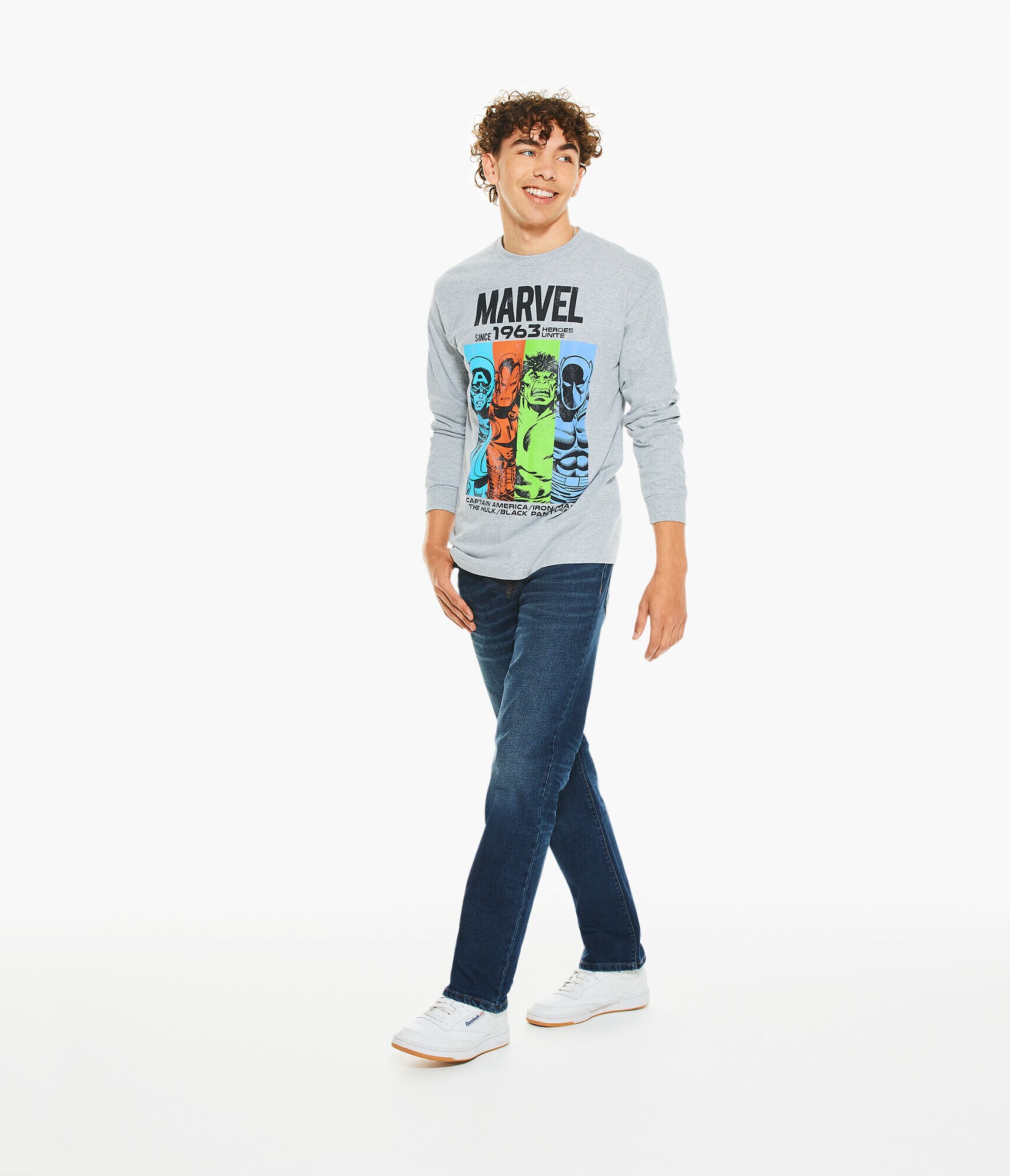 Long Sleeve Marvel Since 1963 Graphic Tee