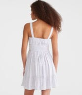 Floral Strapless Fit & Flare Mini Dress