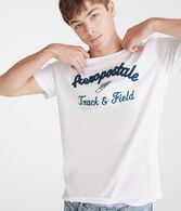Aeropostale Track & Field Appliqué Graphic Tee