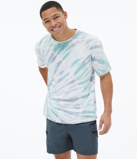 Tie-Dye Loose Fit Crew Tee Tie-Dye Loose Fit Crew Tee
