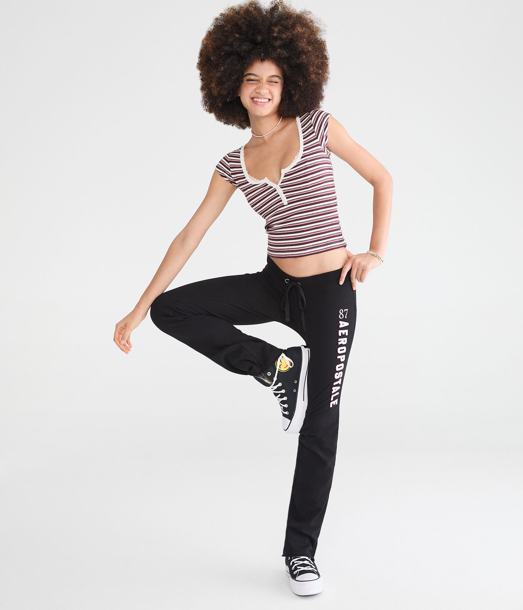 Aeropostale 87 Fit & Flare Sweatpants
