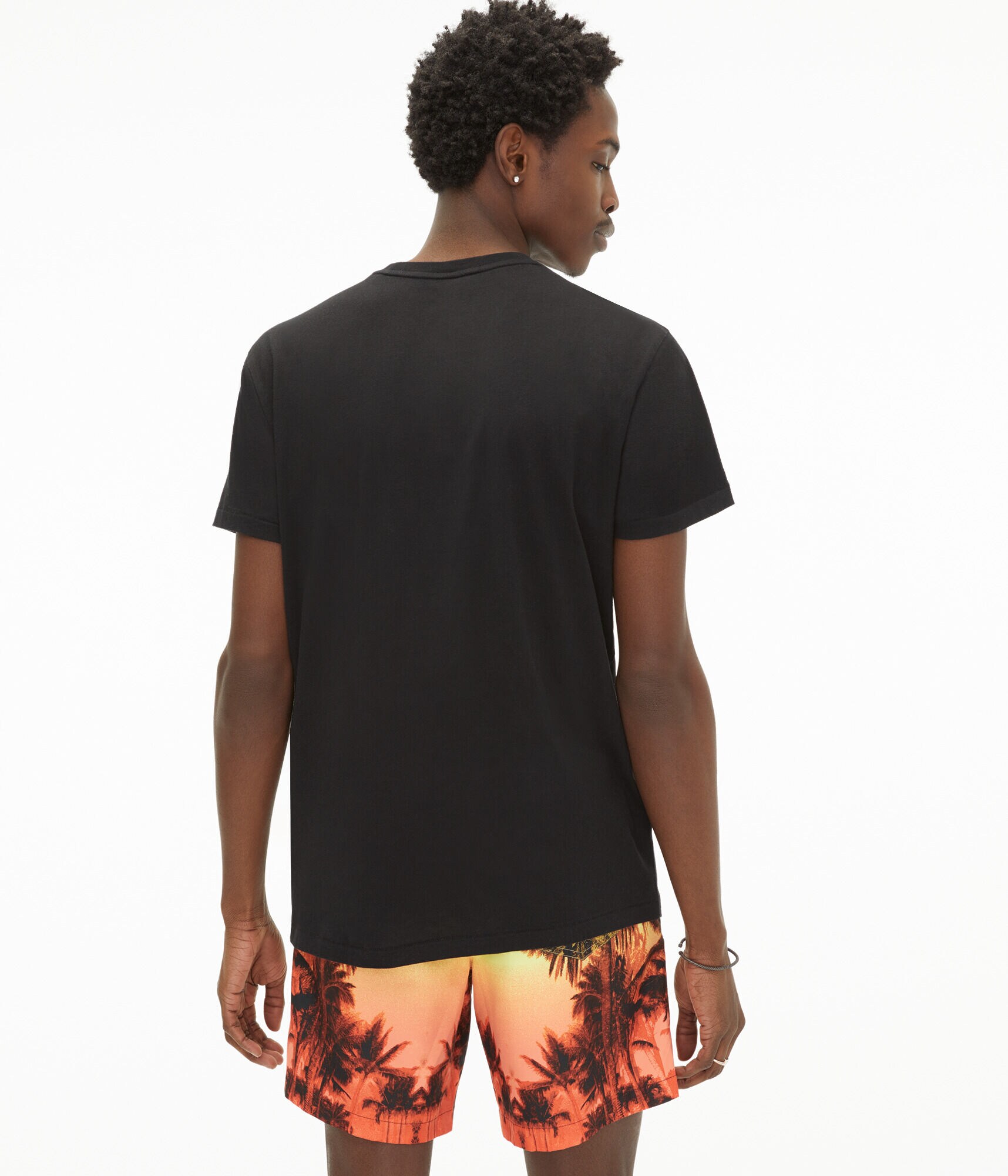 Aero Palm Tree Box Logo Appliqu&eacute; Graphic Tee