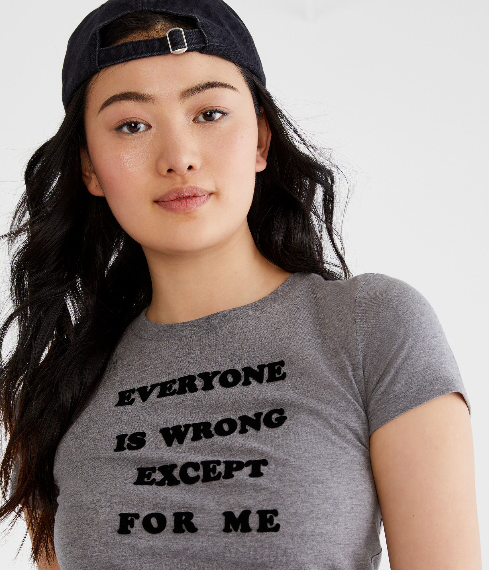Everyone Is Wrong Flocked Graphic Tee