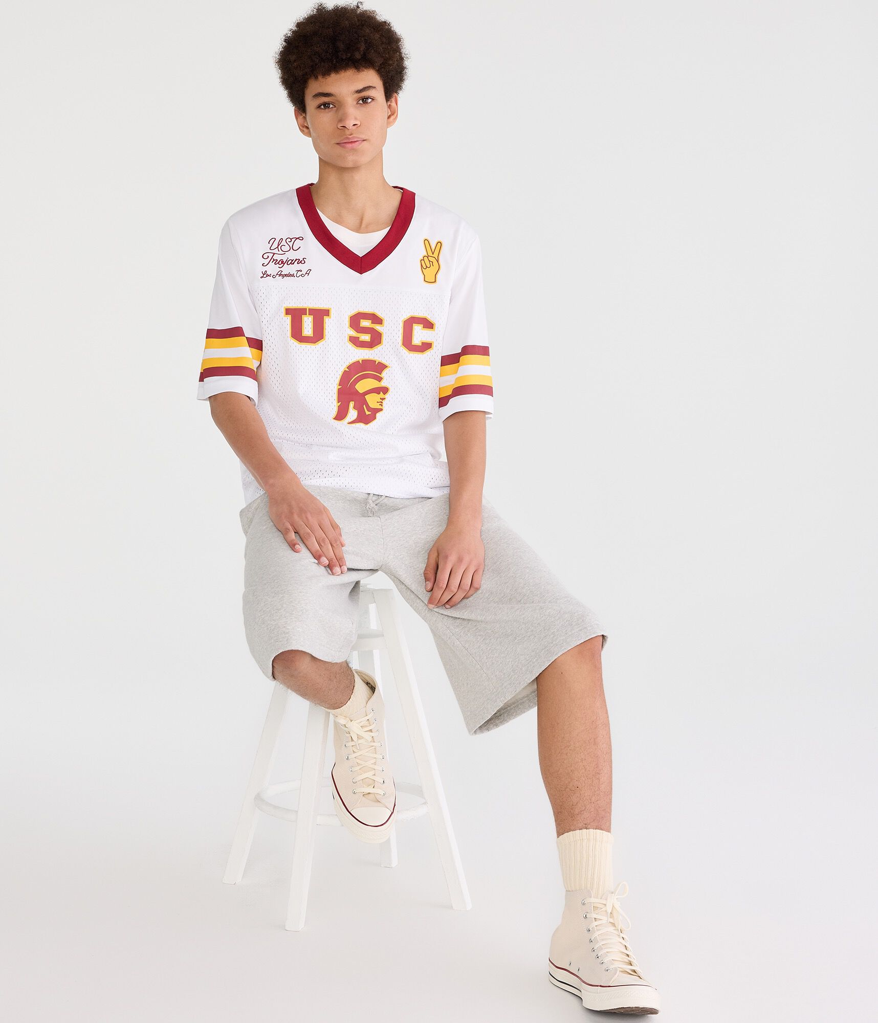 USC Trojans Mesh Top