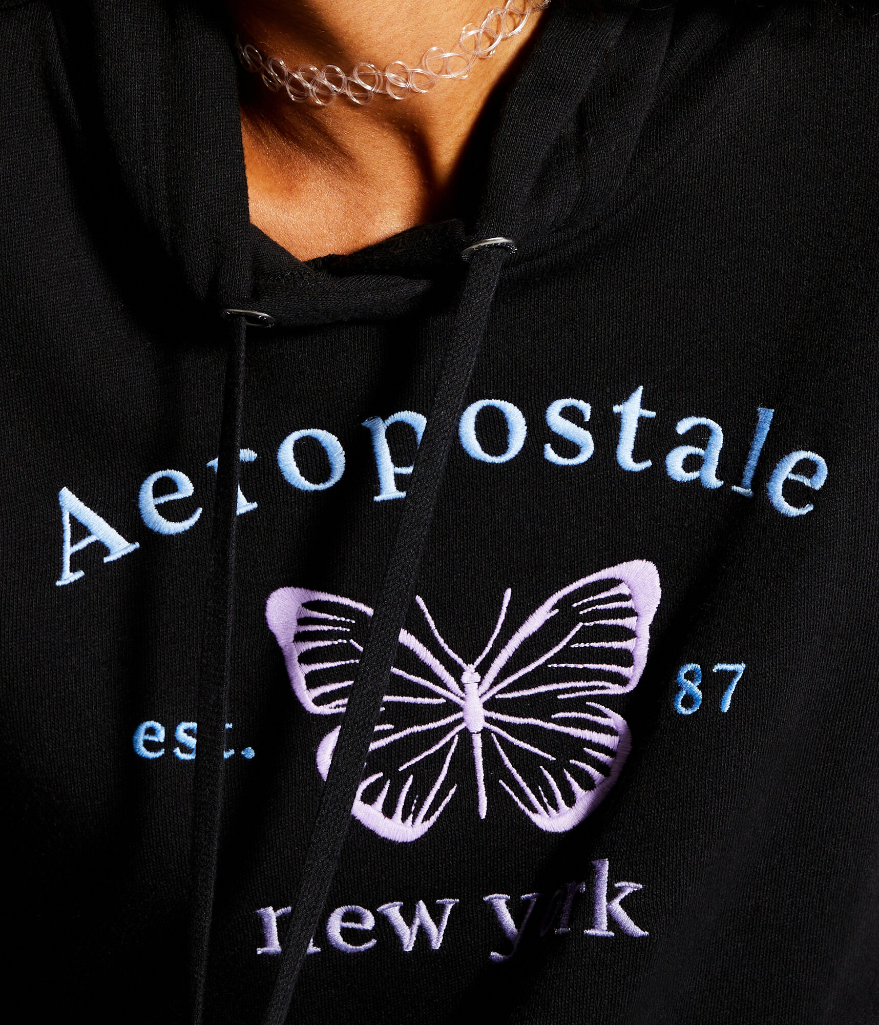Aeropostale Butterfly Pullover Hoodie