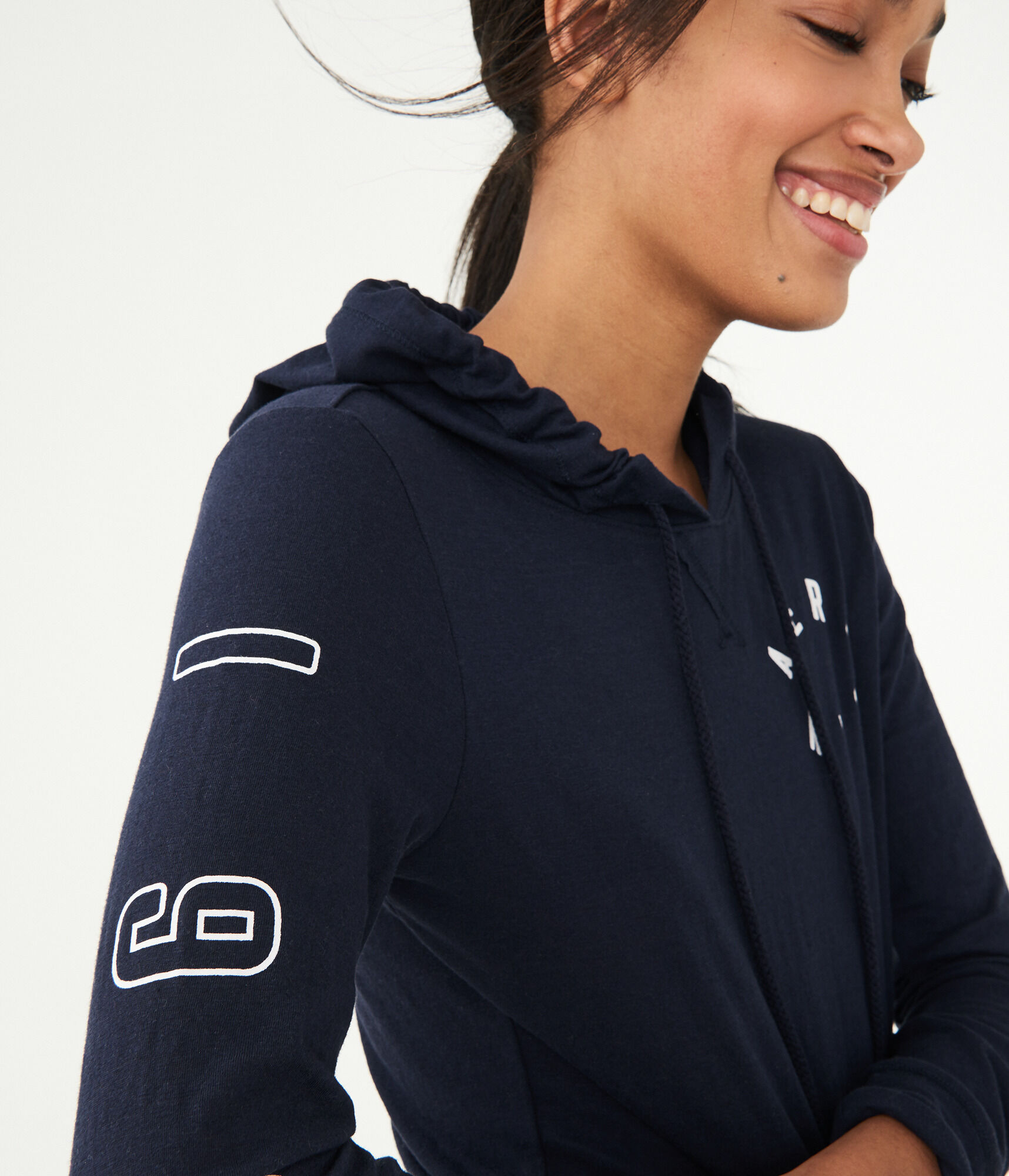 Lightweight Aero NYC Logo Pullover Hoodie