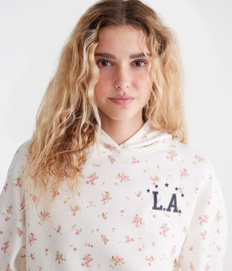 LA Floral Pullover Hoodie LA Floral Pullover Hoodie