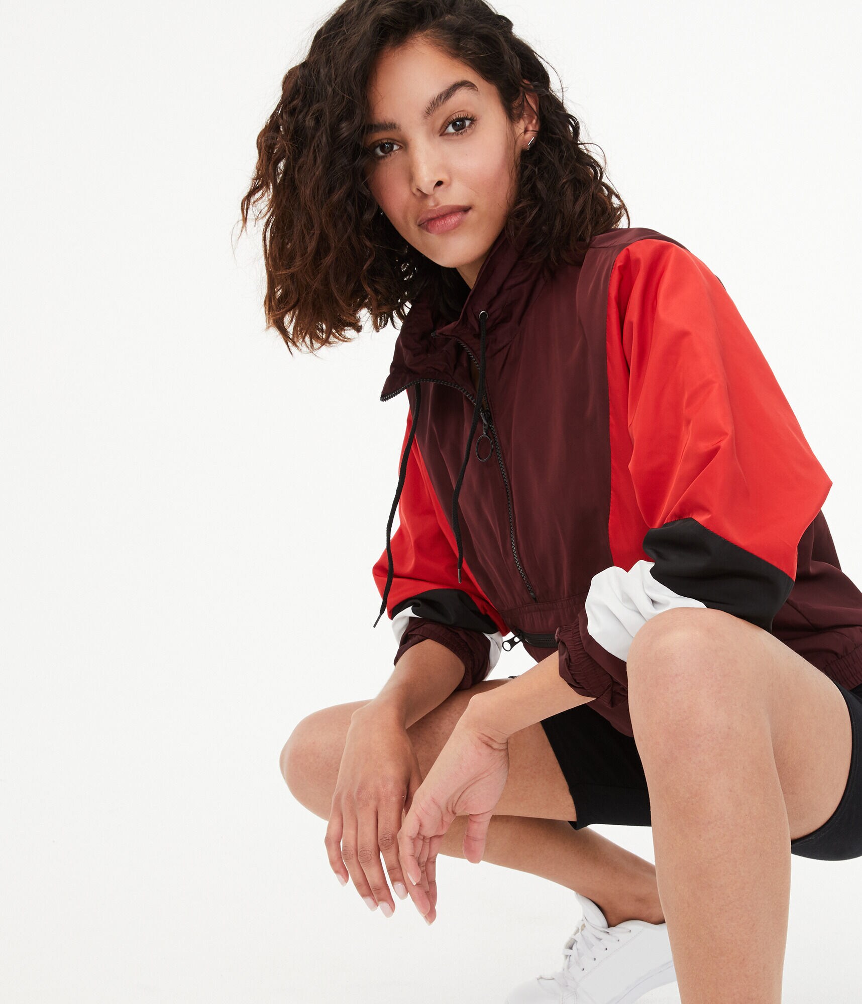 Colorblocked Windbreaker Jacket