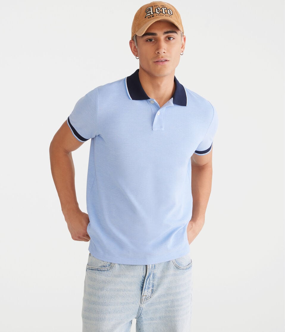 Contrast Tipped Piqué Polo
