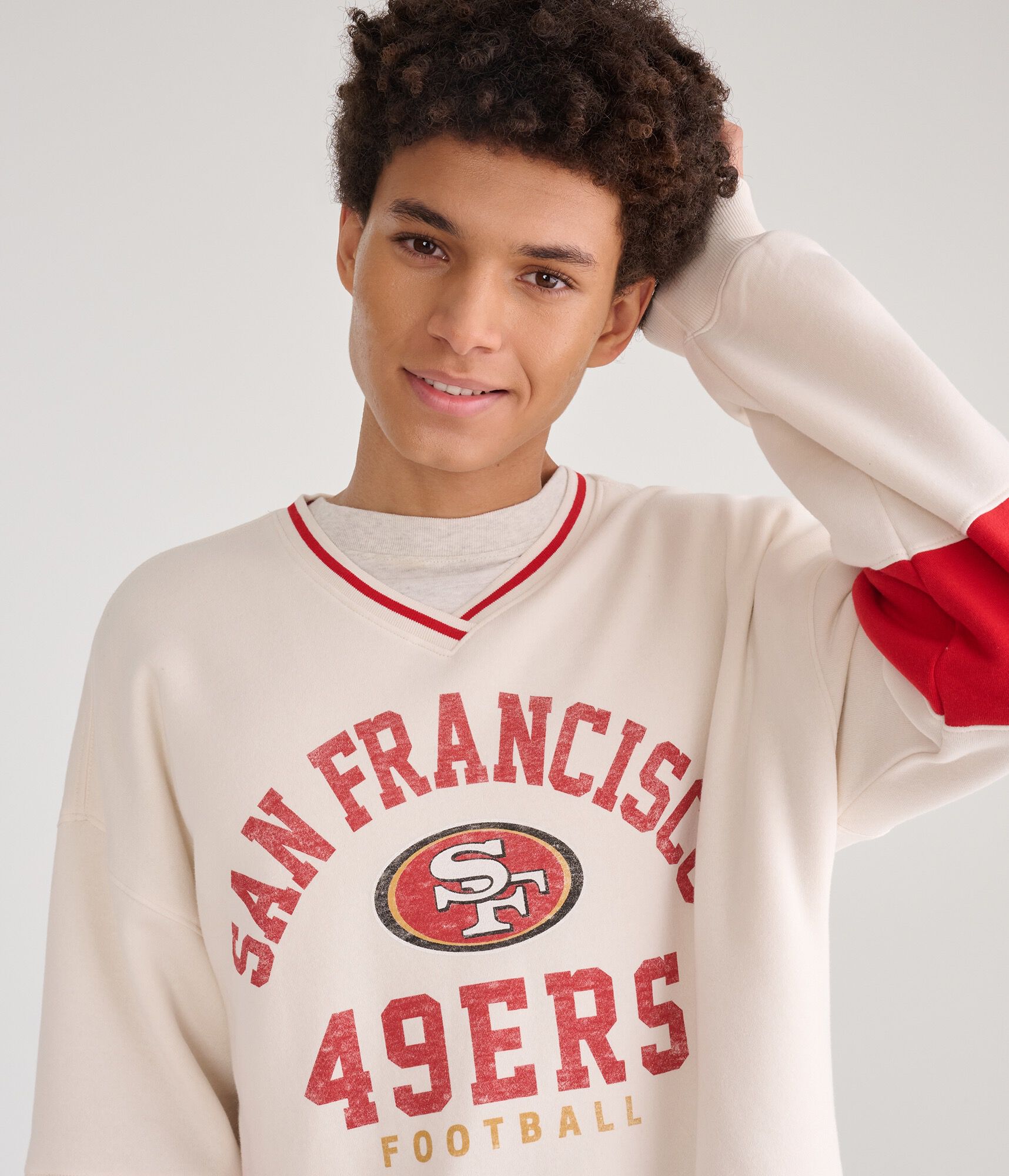 San Francisco 49ers V-Neck Sweatshirt
