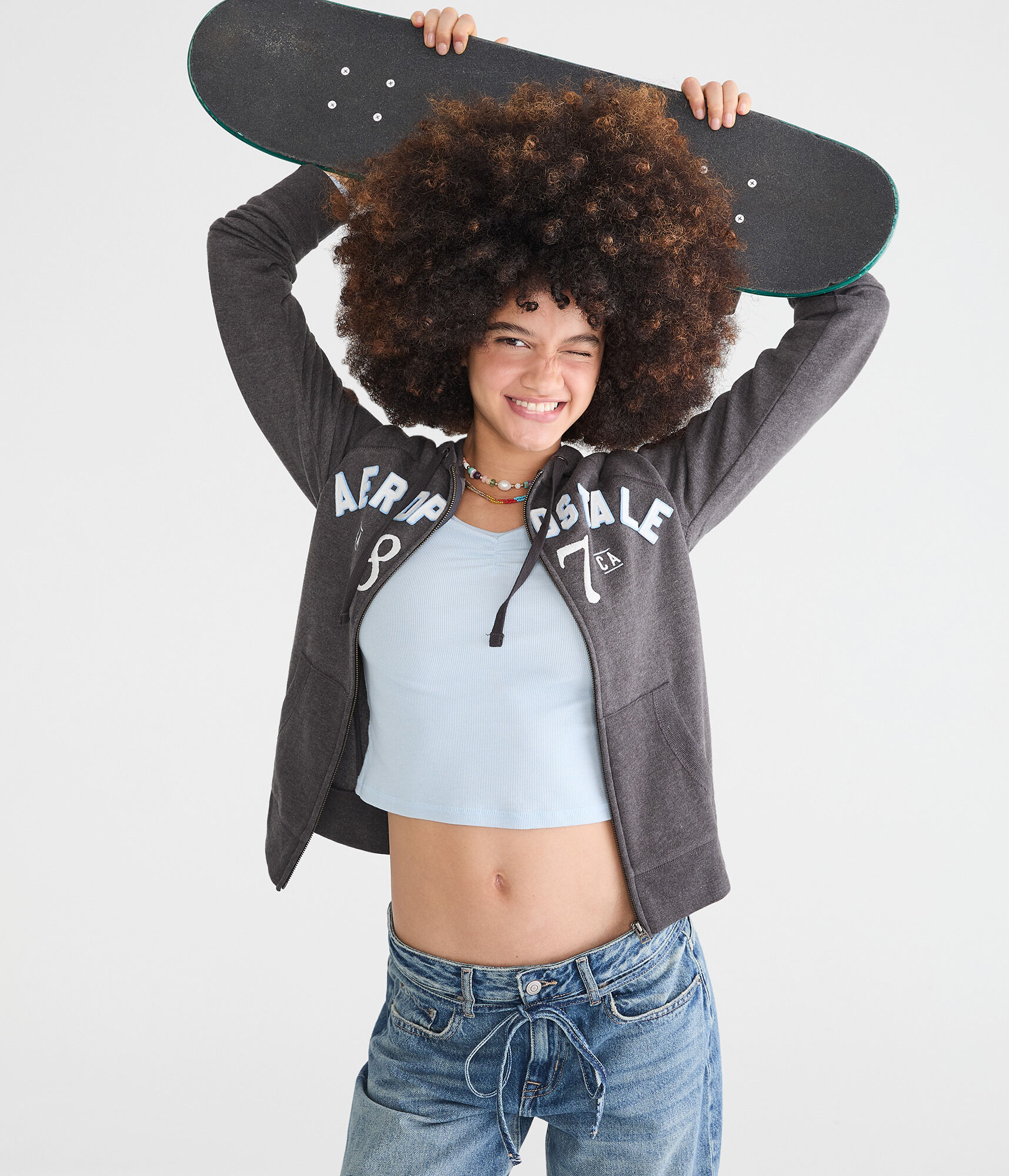 Aeropostale 87 Full-Zip Hoodie