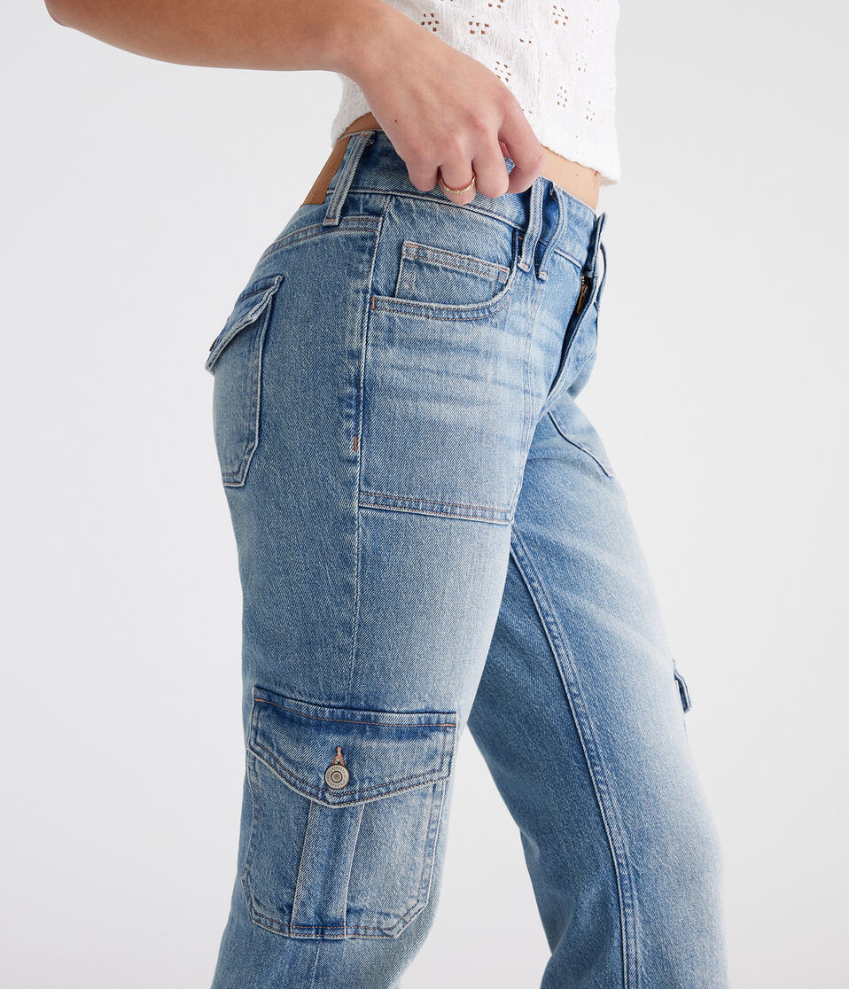 Flare Mid-Rise Cargo Jean