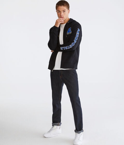Aeropostale Logo Heritage Full-Zip Hoodie Aeropostale Logo Heritage Full-Zip Hoodie
