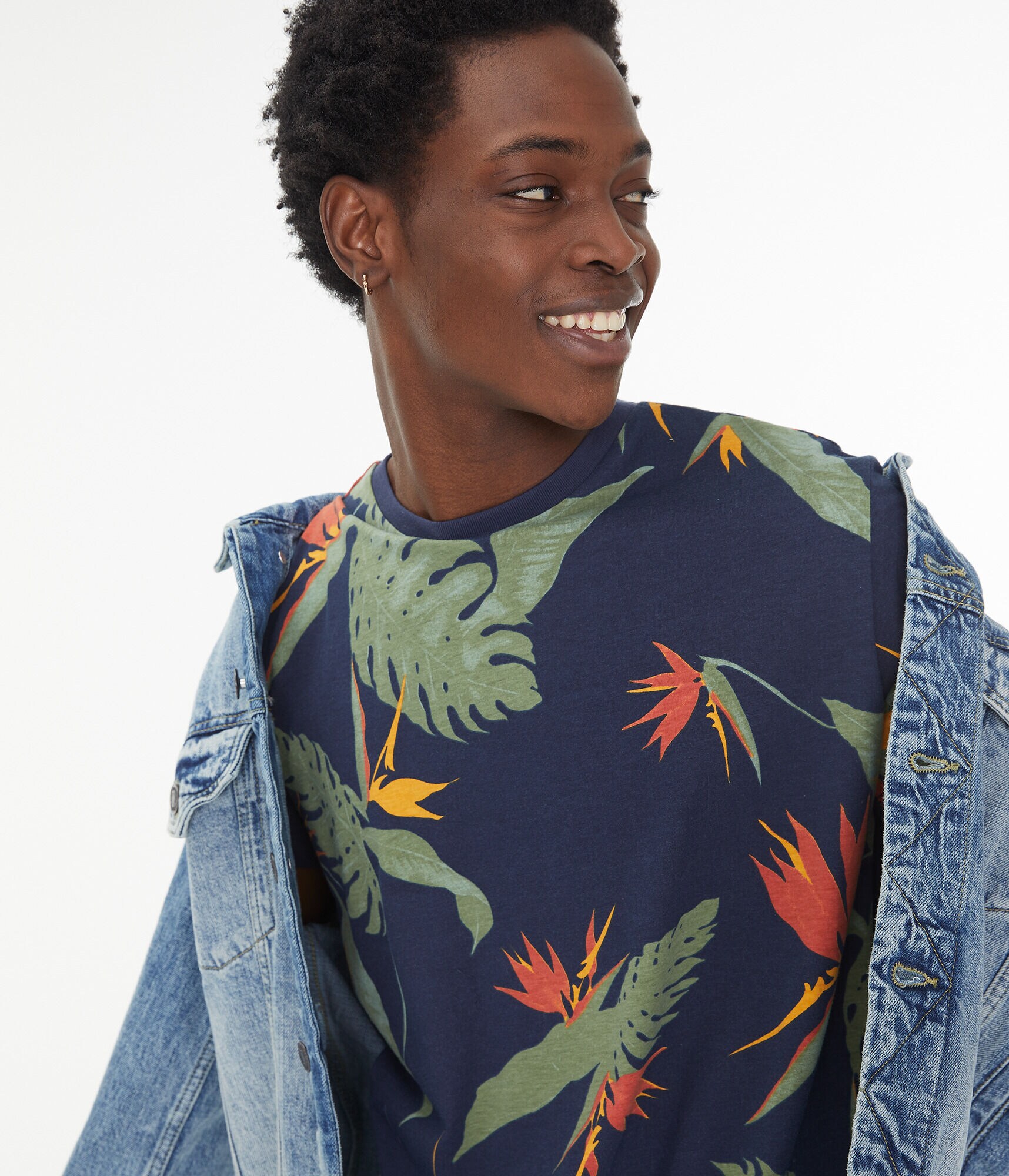 Tropical Floral Graphic Tee