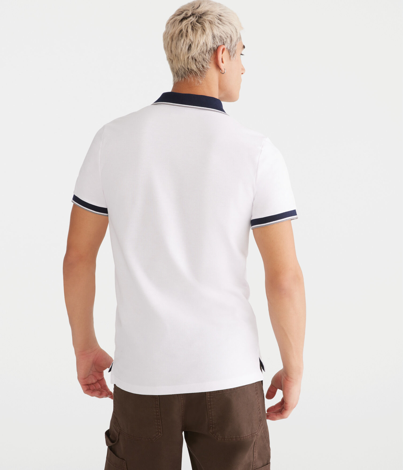 Contrast Tipped Piqué Polo