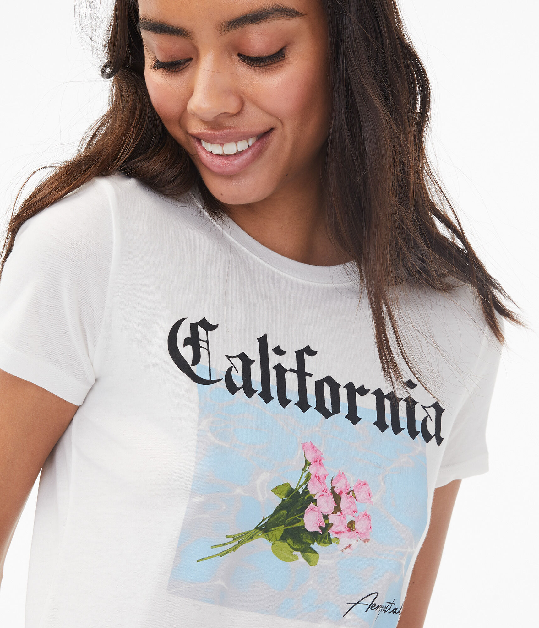 California Pool Bouquet Graphic Tee