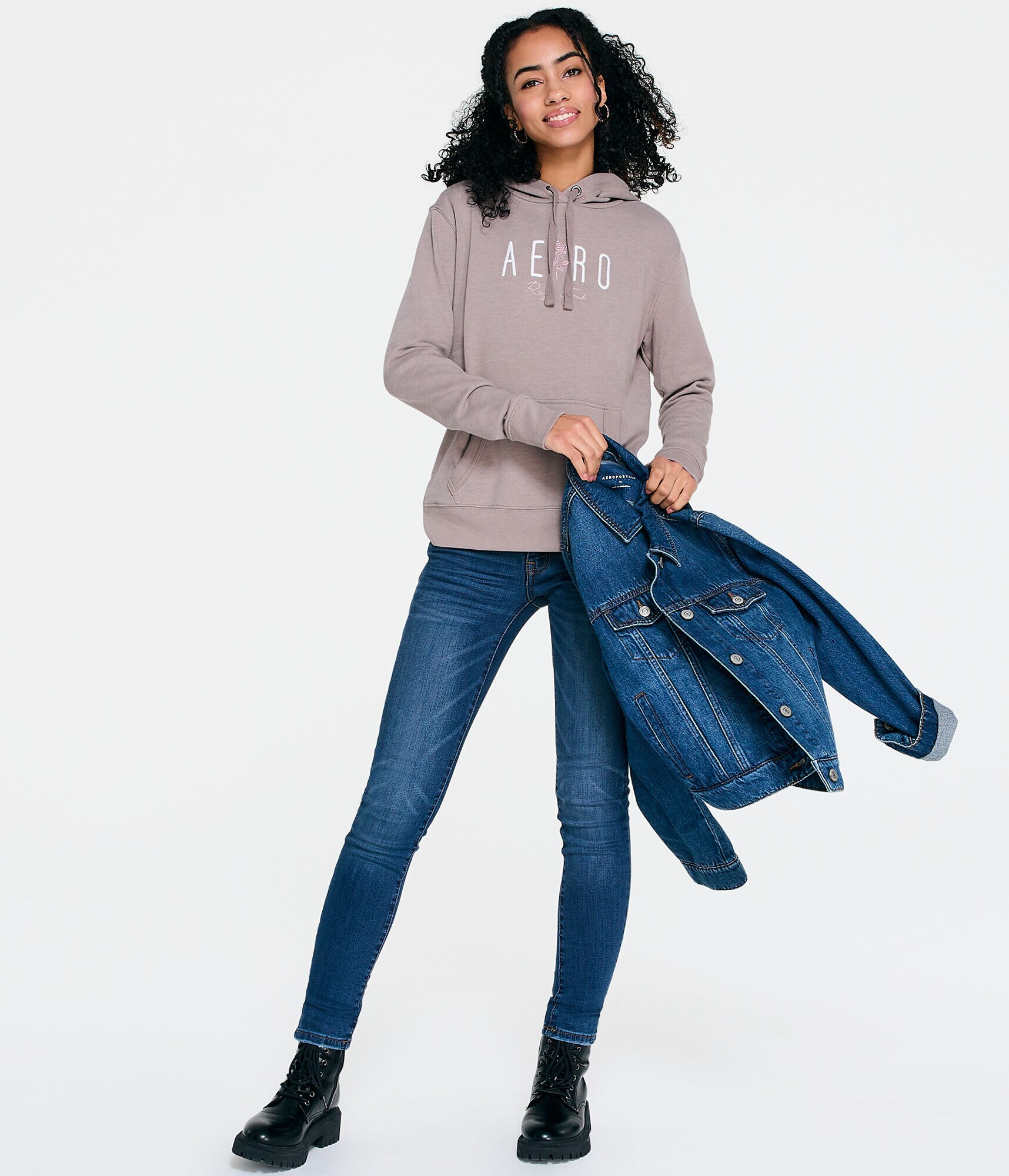 Aero Rose Pullover Hoodie