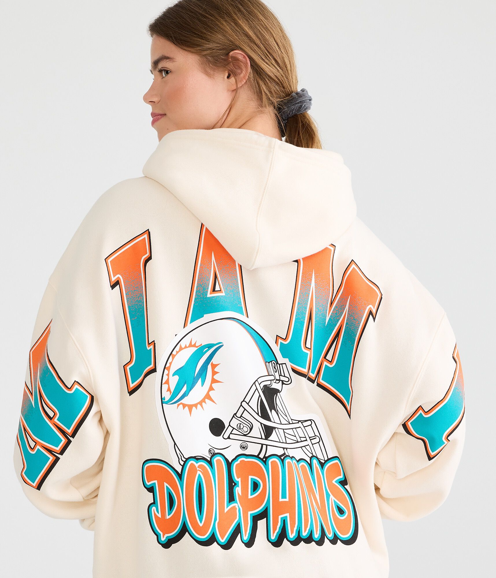 Miami Dolphins Helmet Pullover Hoodie