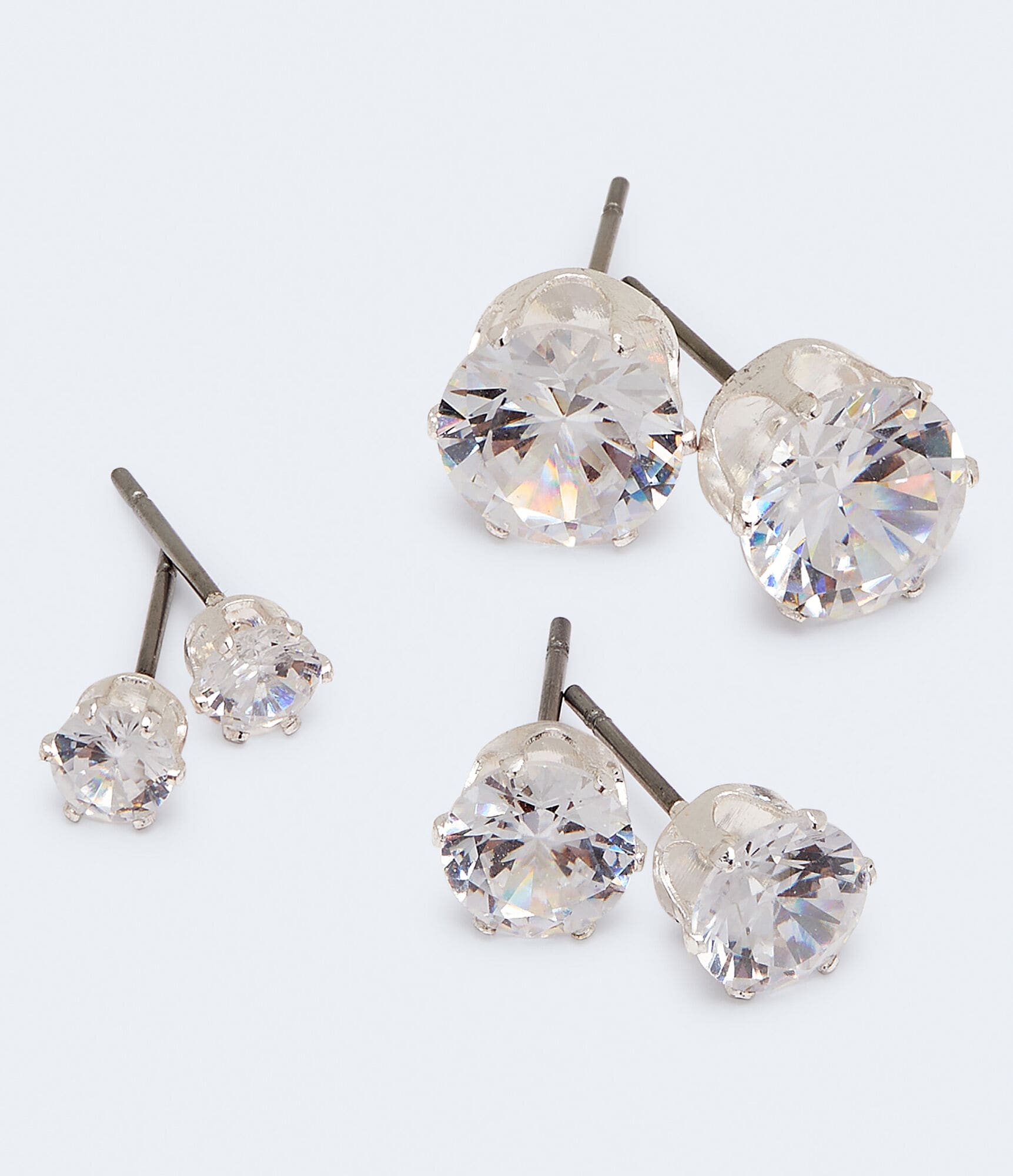 Rhinestone earrings studs Clearance