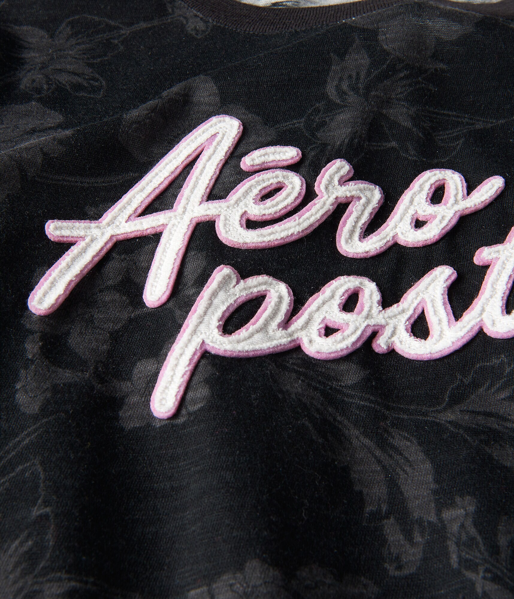 Aeropostale NY Floral Graphic Tee
