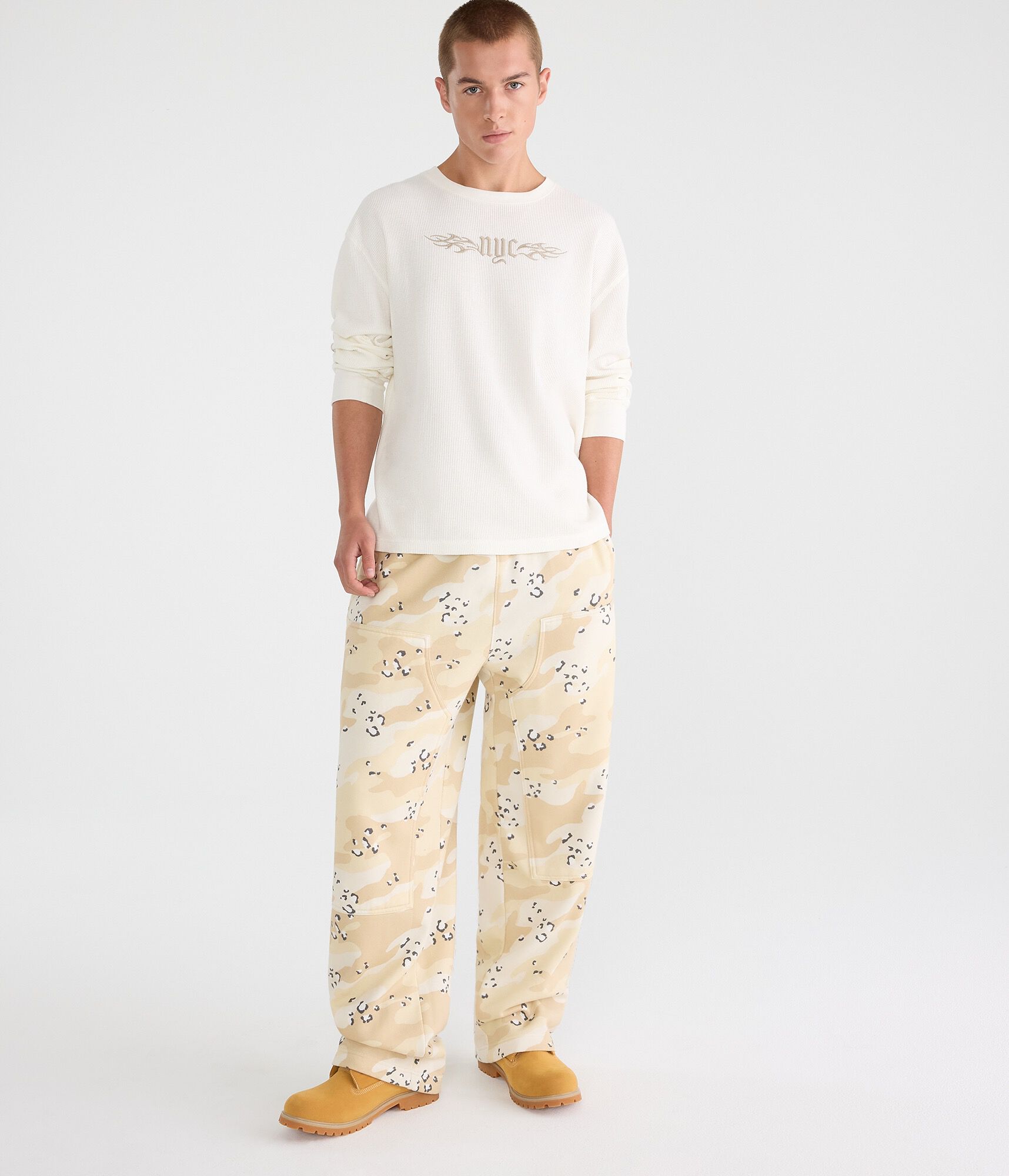 Cloud Soft Desert Camo Baggy Carpenter Sweatpants