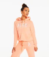 Aero Eighty-Seven Tropical Flower Full-Zip Hoodie