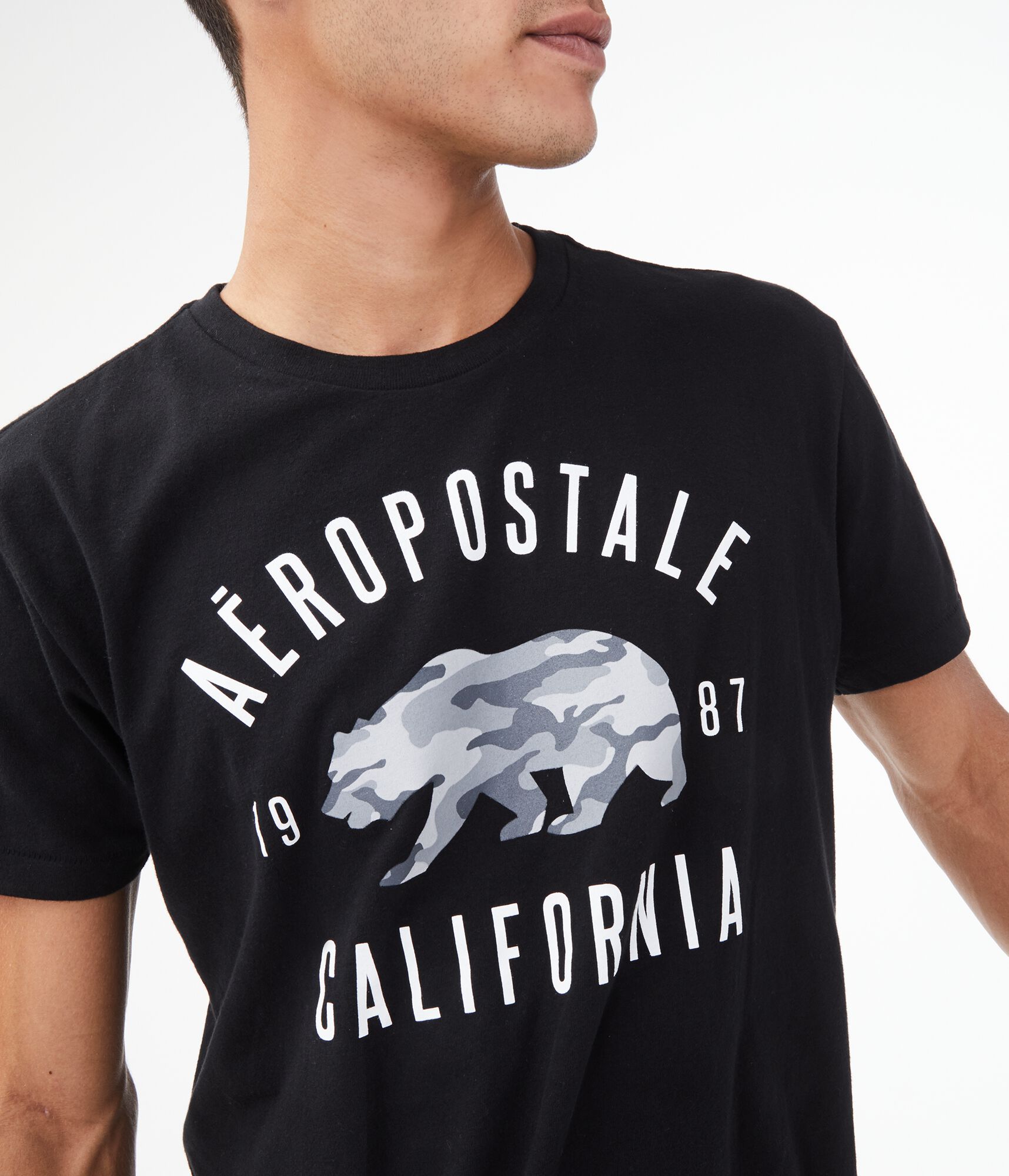 Aero Cali Camo Bear Graphic Tee