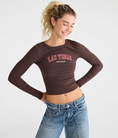 Long Sleeve Seriously Soft Las Vegas Graphic Baby Tee