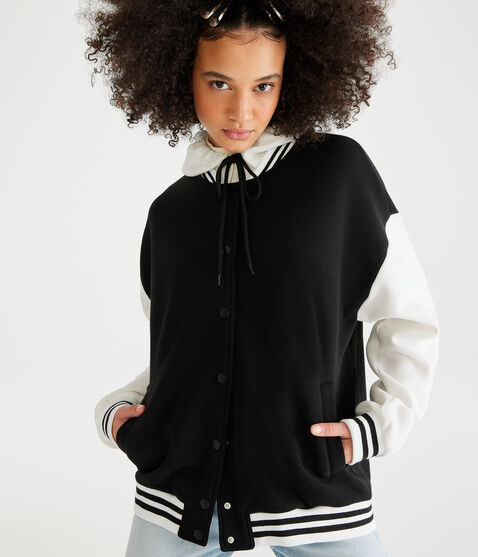 Varsity Hooded Fleece Jacket Varsity Hooded Fleece Jacket