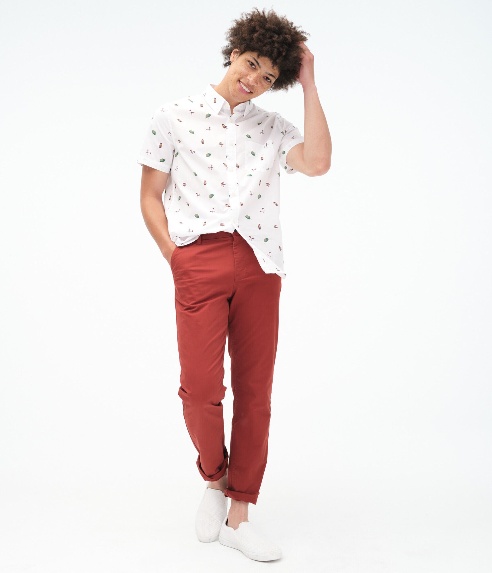 Slim Straight Chinos