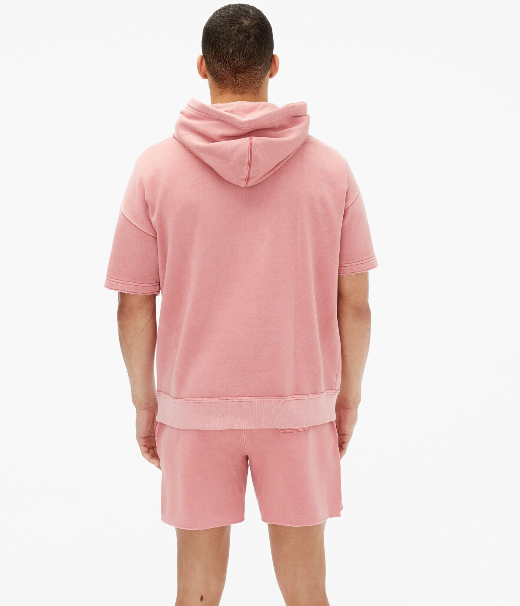 Short Sleeve Gym Pullover Hoodie