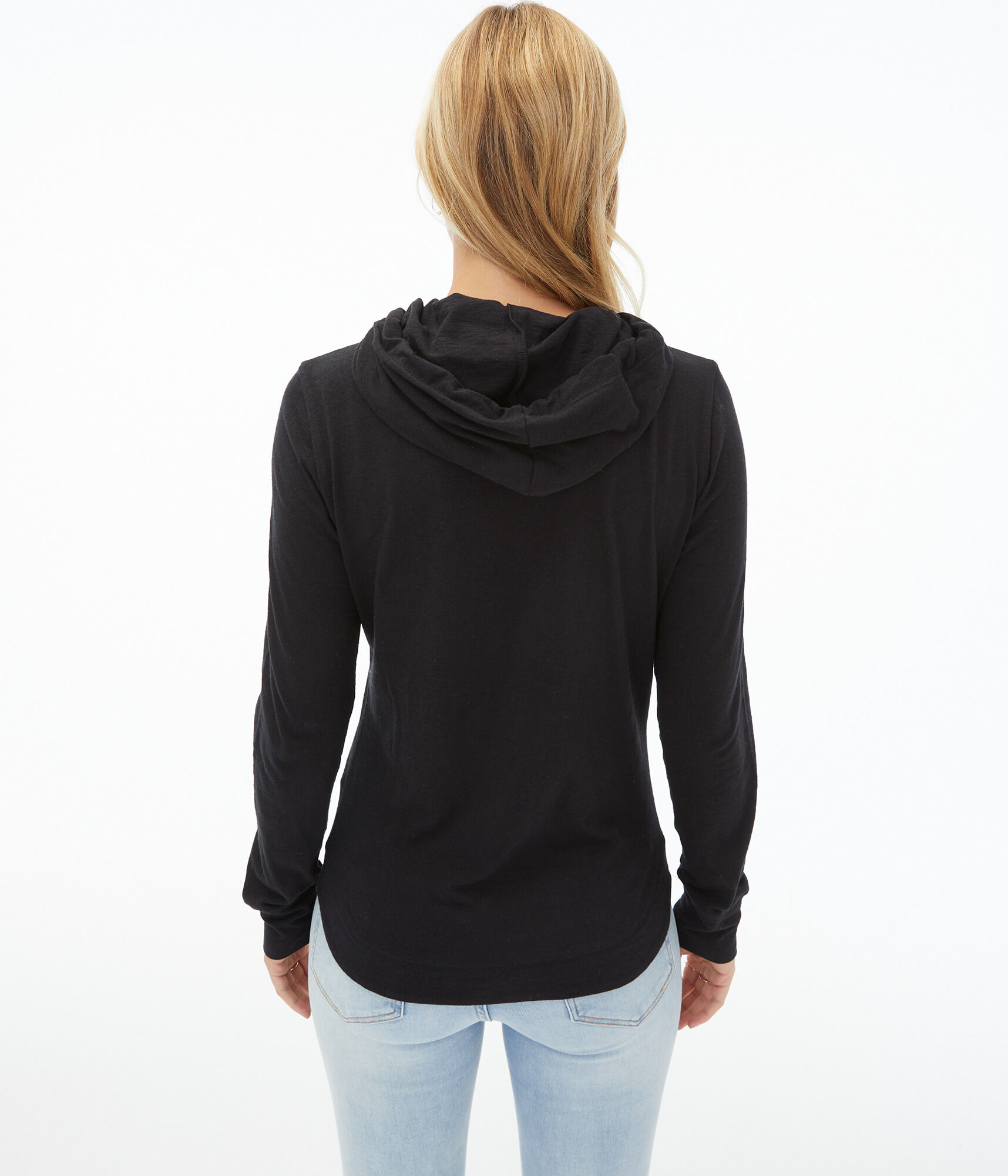 Long Sleeve Aero NY Hooded Graphic Tee***