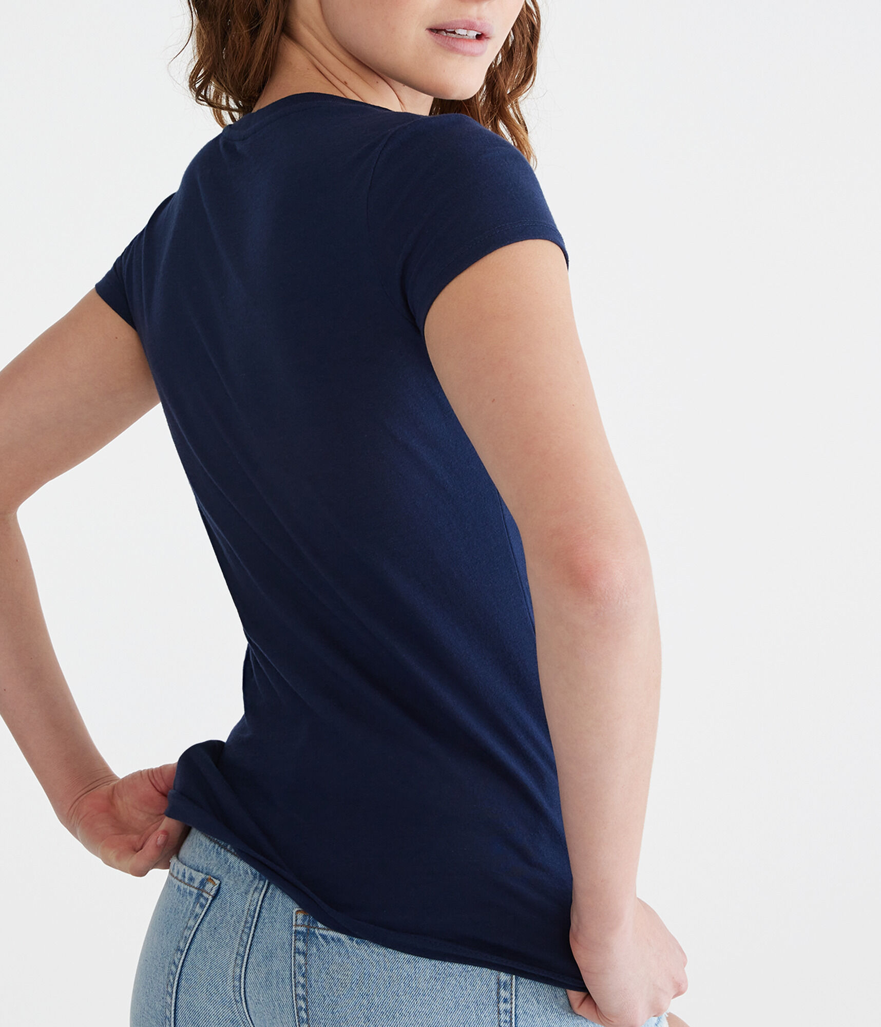 Aero Ombr&eacute; Circle Logo Graphic Tee