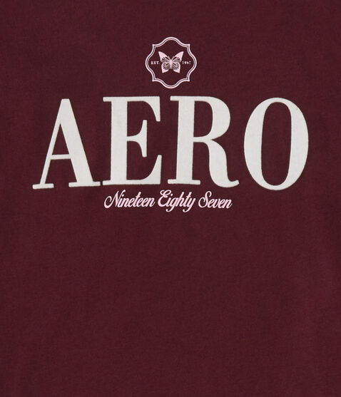 Aero Butterfly Flocked Graphic Tee Aero Butterfly Flocked Graphic Tee