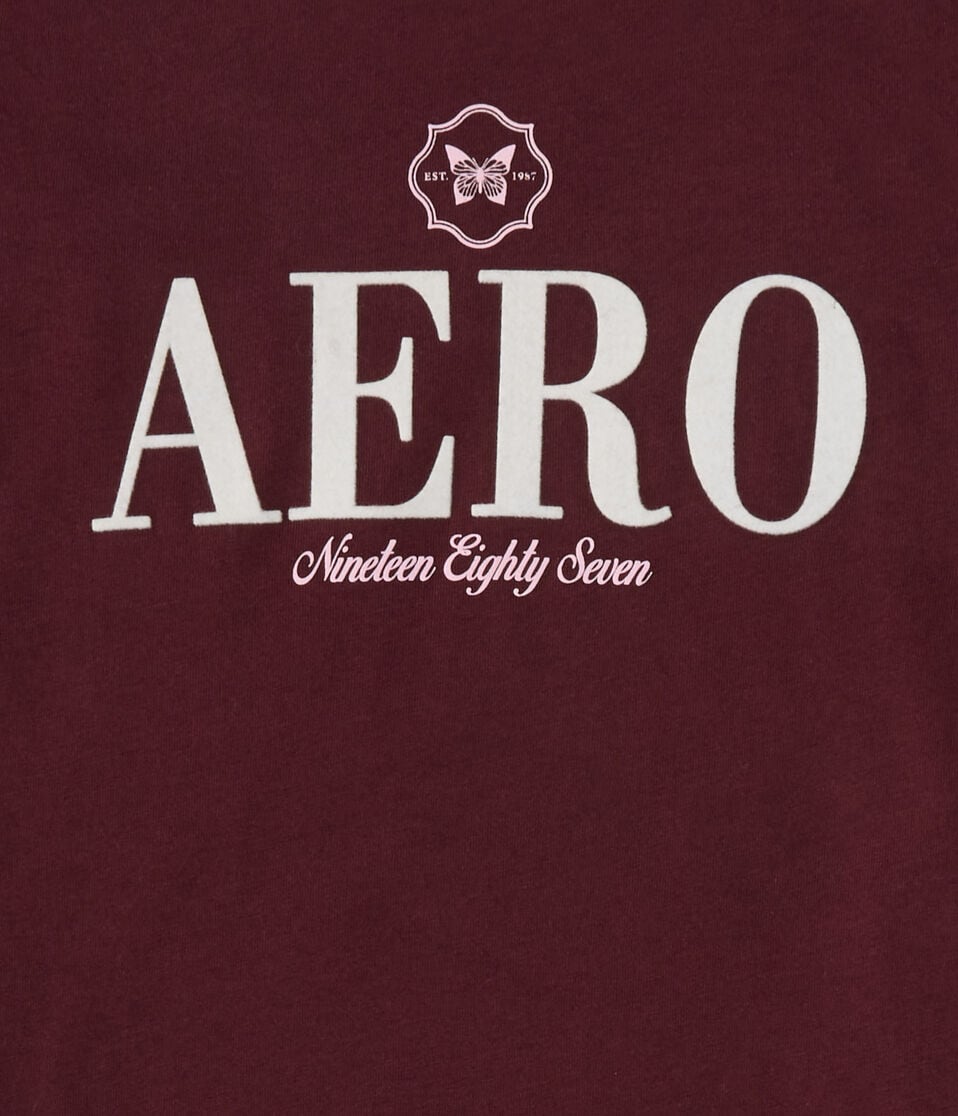 Aero Butterfly Flocked Graphic Tee