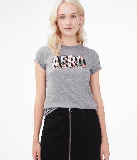 Tropical Block Letter Graphic Tee Tropical Block Letter Graphic Tee