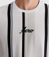 Aero Vertical Stripe Graphic Tee