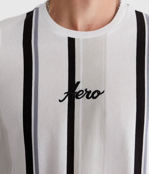 Aero Vertical Stripe Graphic Tee Aero Vertical Stripe Graphic Tee