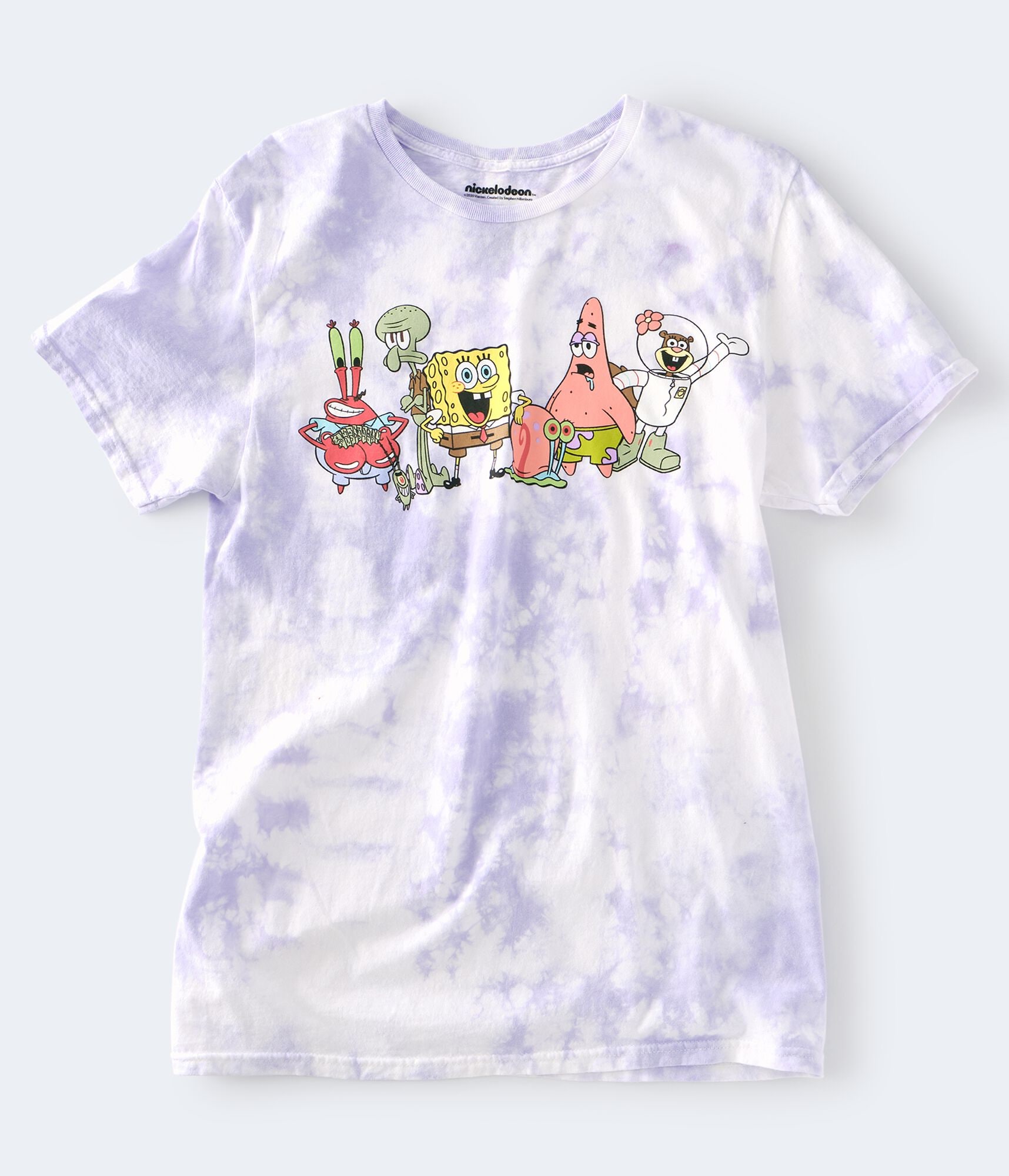 spongebob shirt tie dye