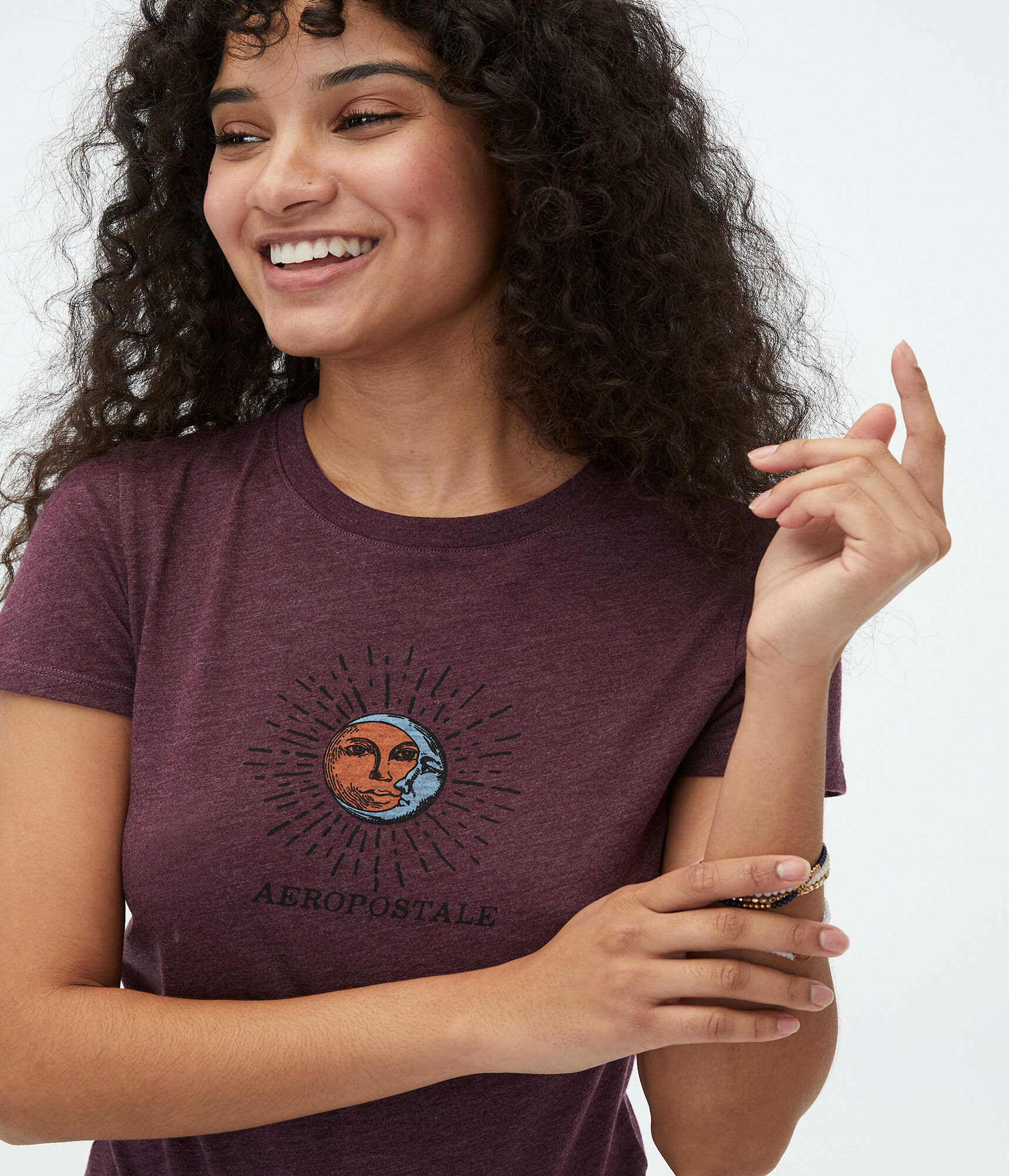 Aeropostale Moon In Sun Graphic Tee