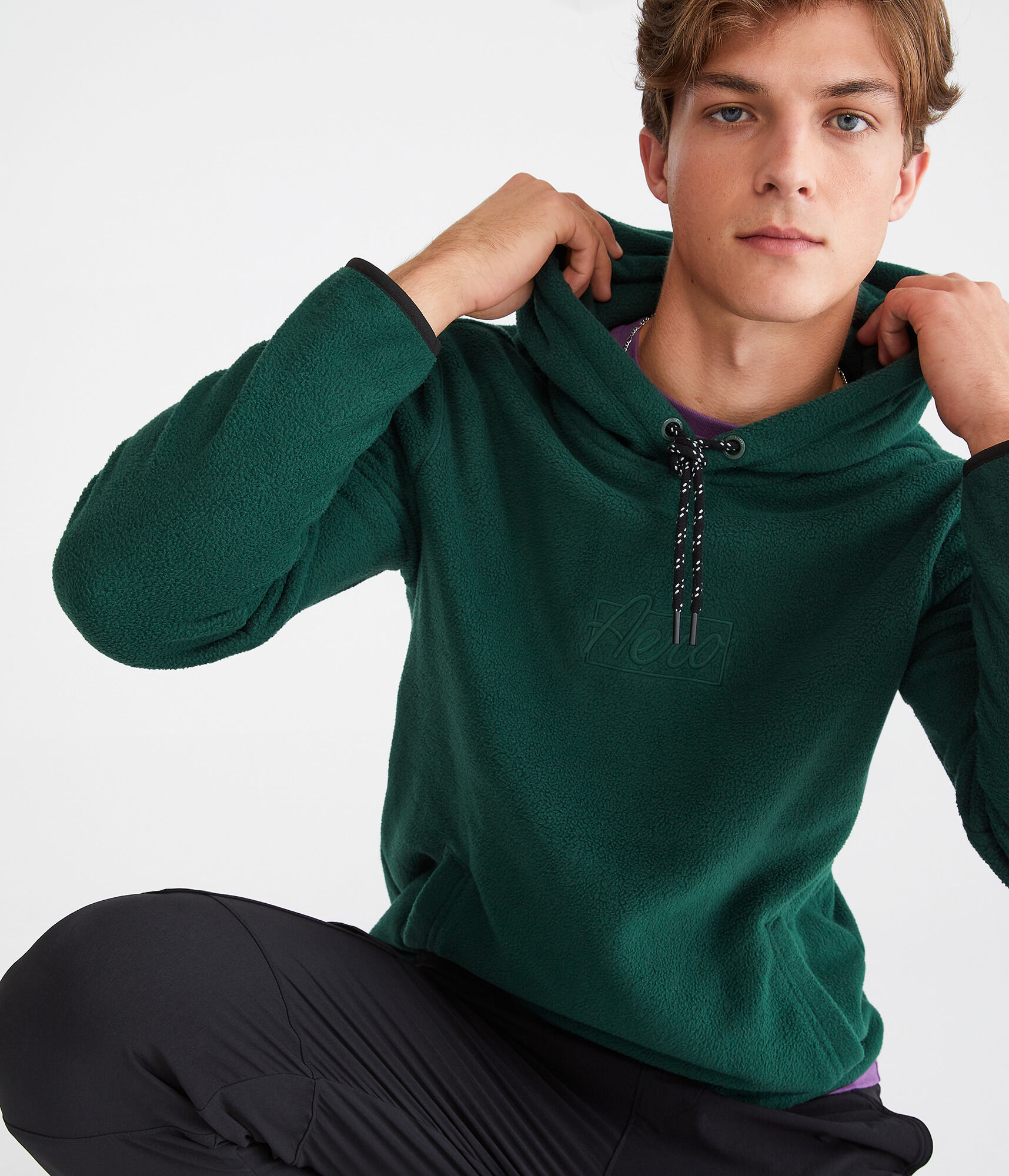 Alpine Box Logo Pullover Hoodie