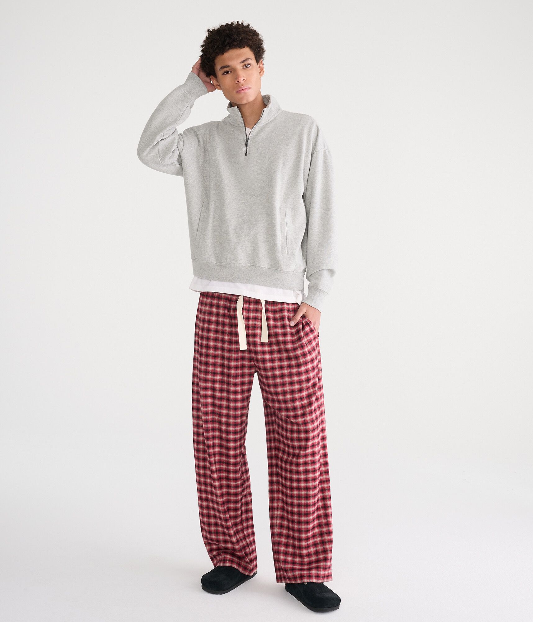 Plaid Baggy Sleep Pants