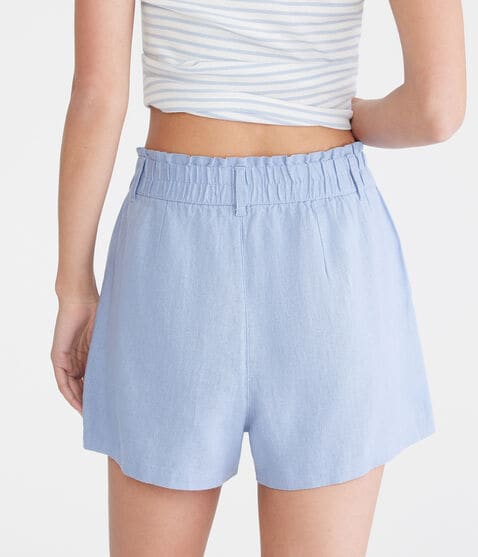 High-Rise Linen Shorts High-Rise Linen Shorts