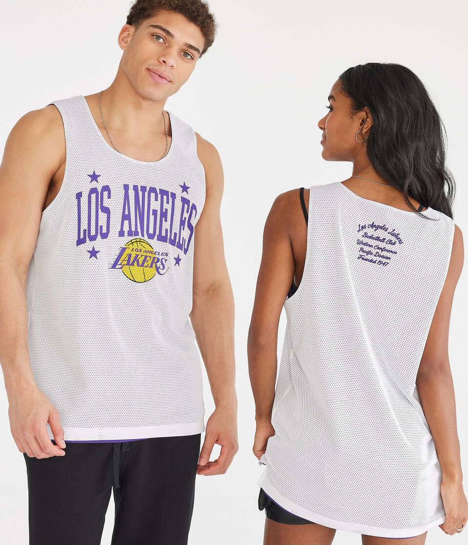 Los Angeles Lakers Reversible Relaxed Mesh Tank