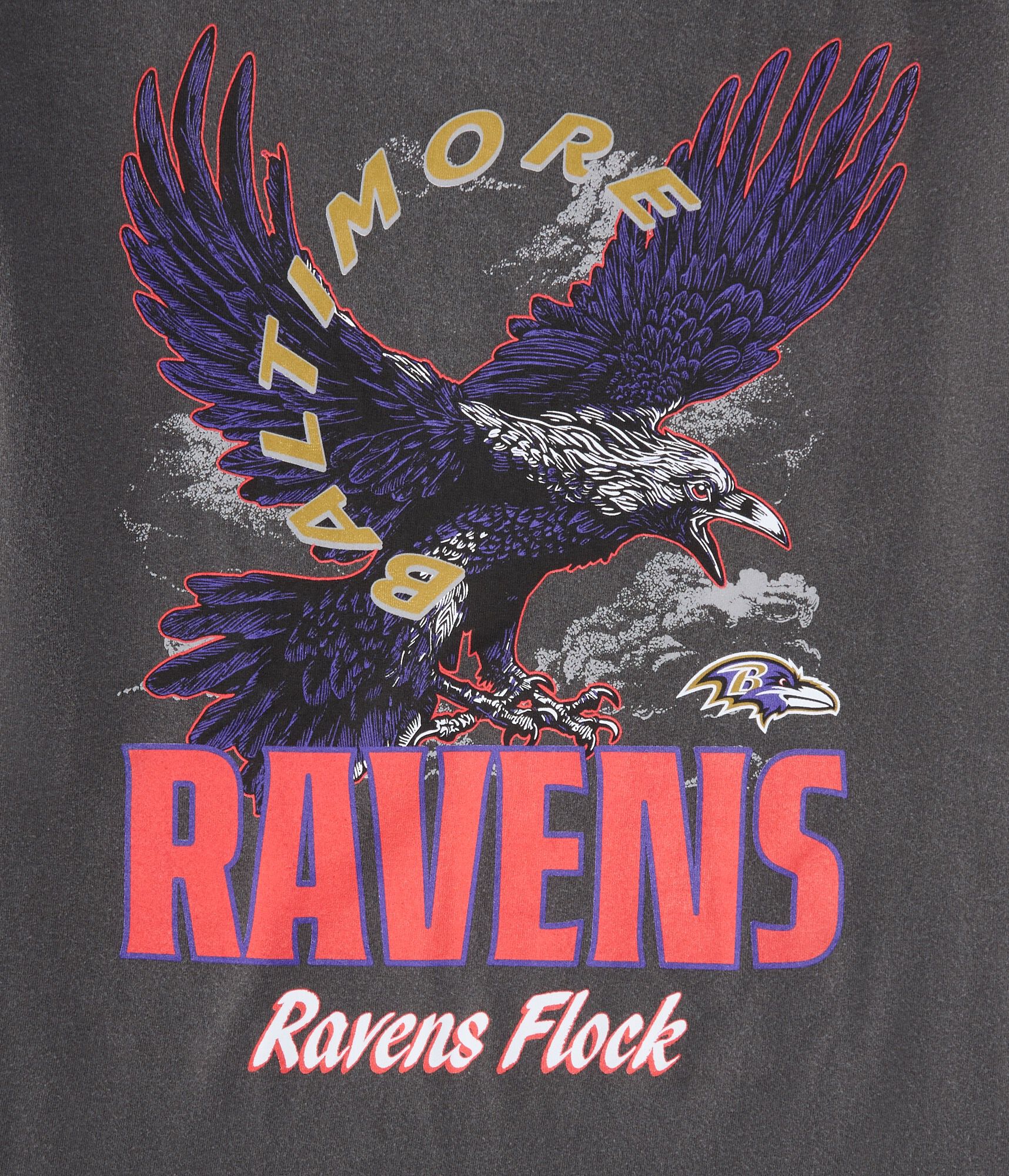 Baltimore Ravens Mascot Relaxed Graphic Tee