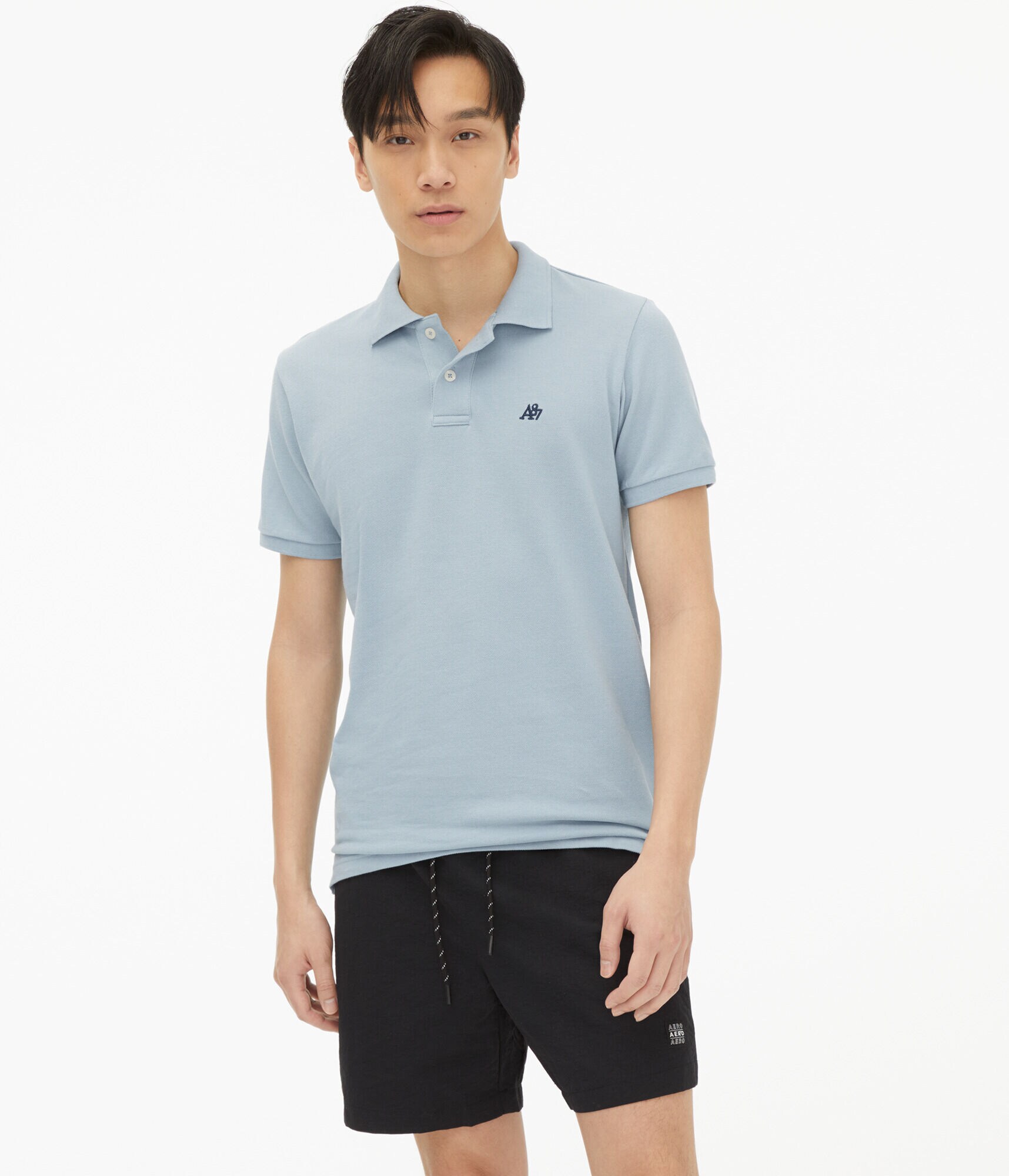 A87 Logo Piqu&eacute; Polo