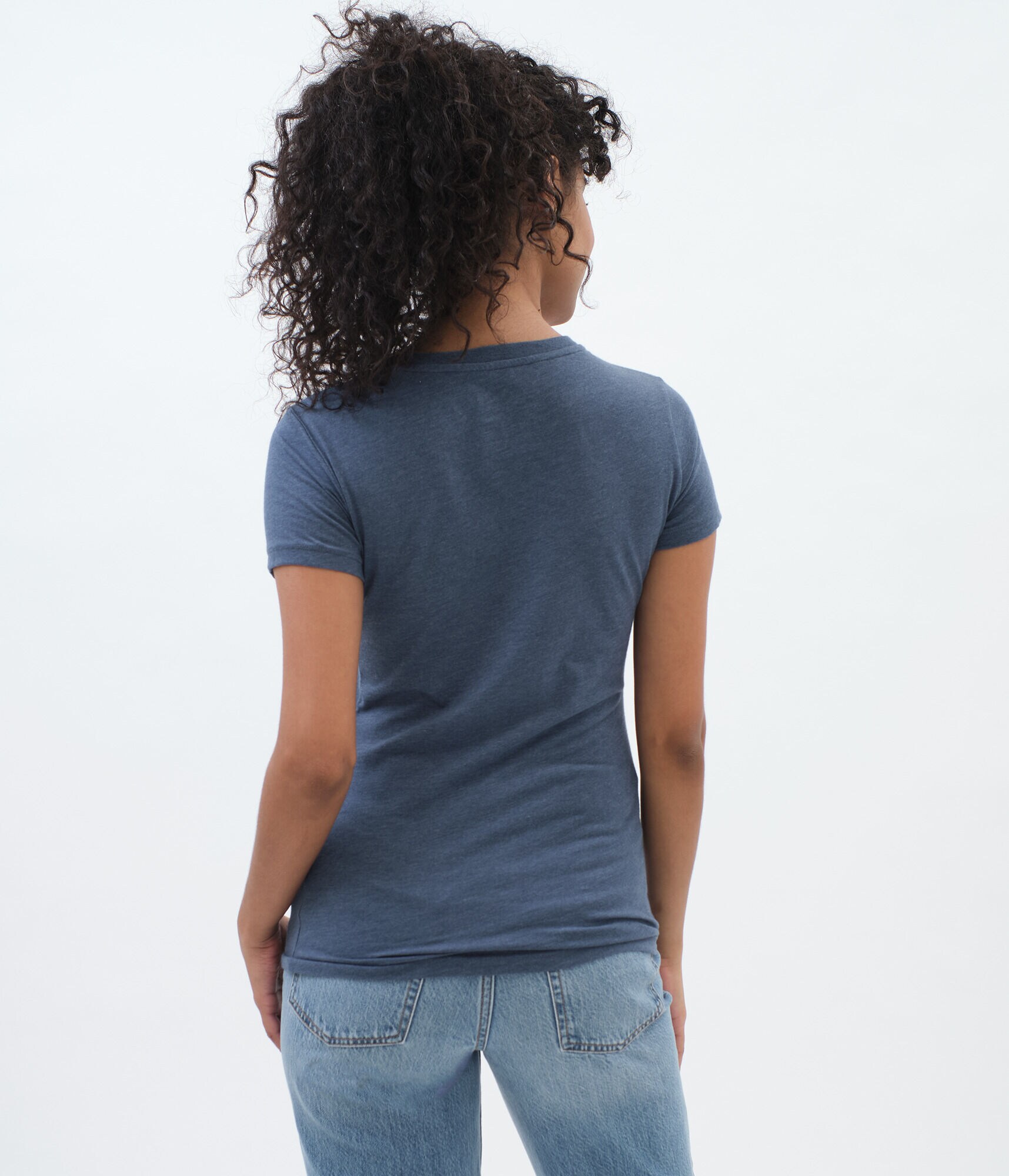 Embroidered Flower Graphic Tee***