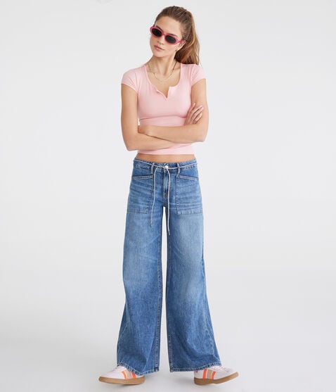 Super Wide Leg Lightweight Luxe Jean Super Wide Leg Lightweight Luxe Jean